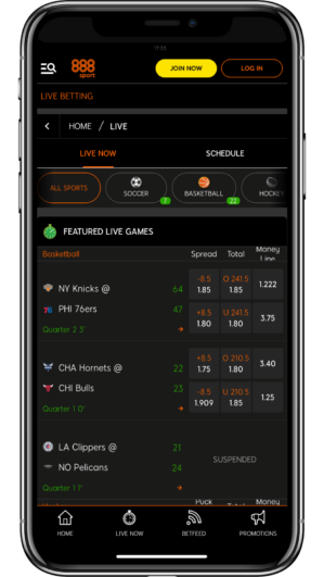 888Sport Canada betting app