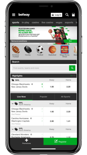 Betway betting app