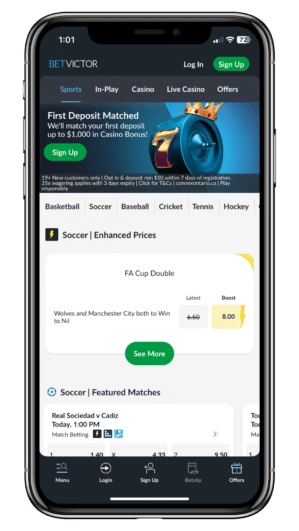 BetVictor sports betting app Canada