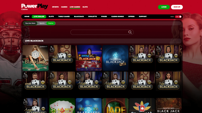 powerplay live casino
