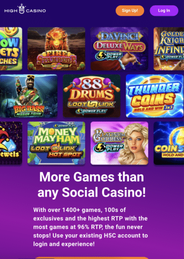 high 5 casino canada games