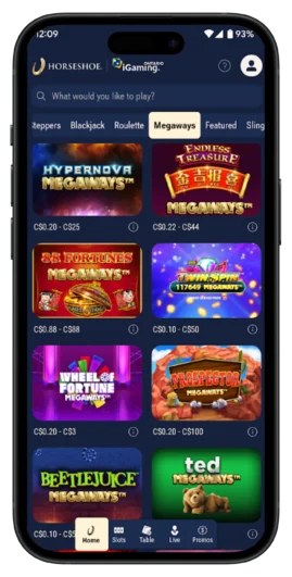 Horseshoe Online Casino Ontario App